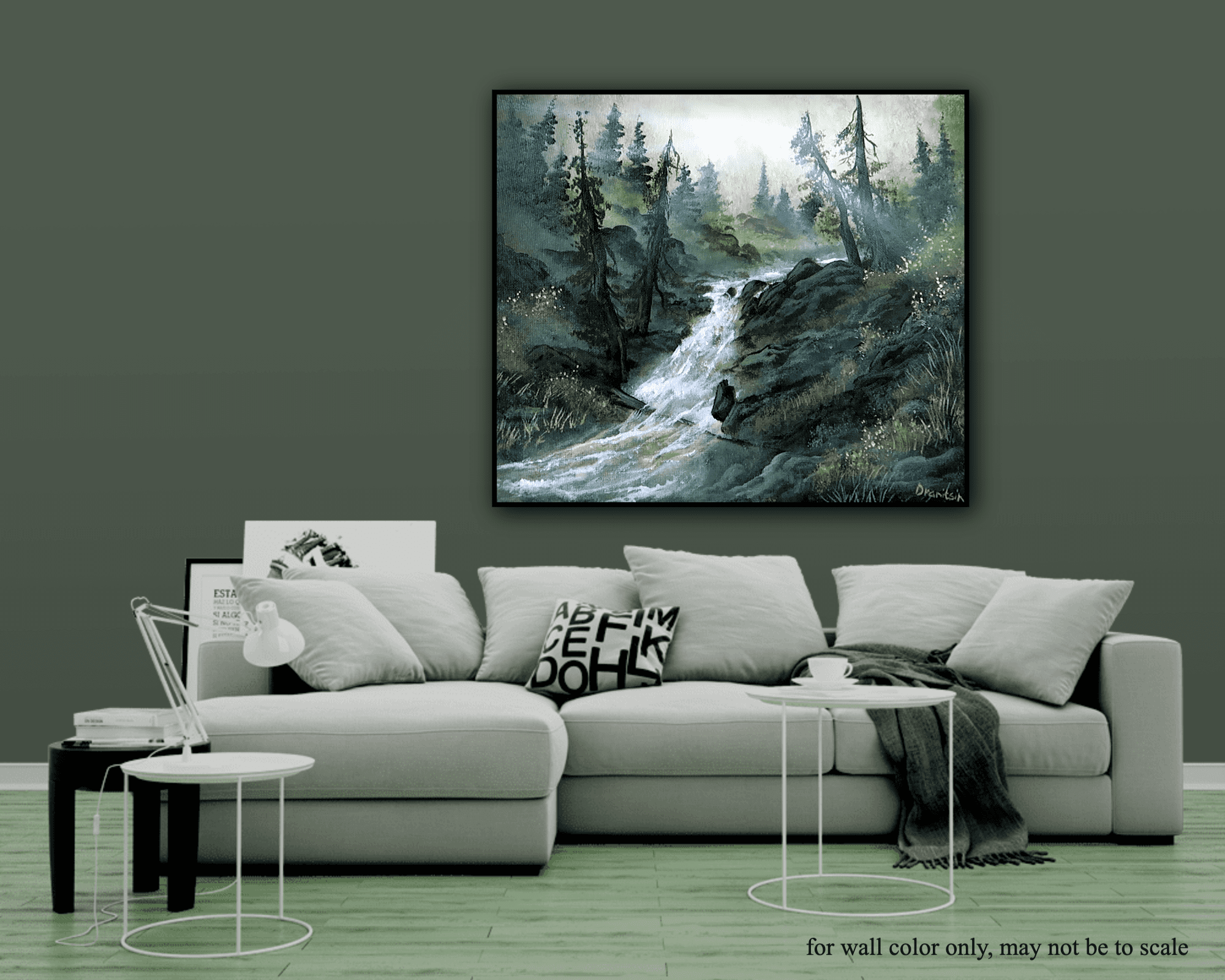 Fallen Waterfall Tree - UrArtStudio