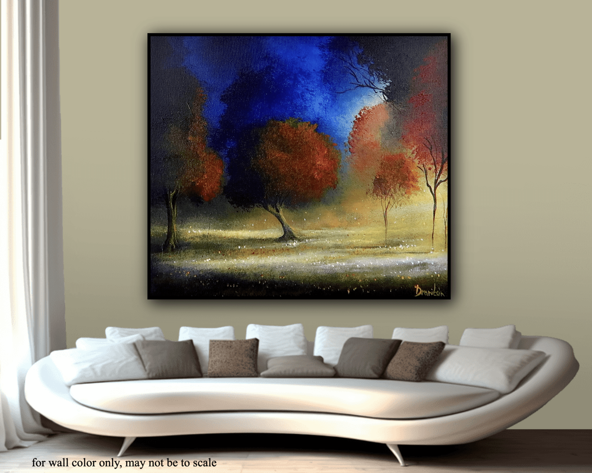 Whispers Of Sunlight Acrylic Landscape Step By Step Painting