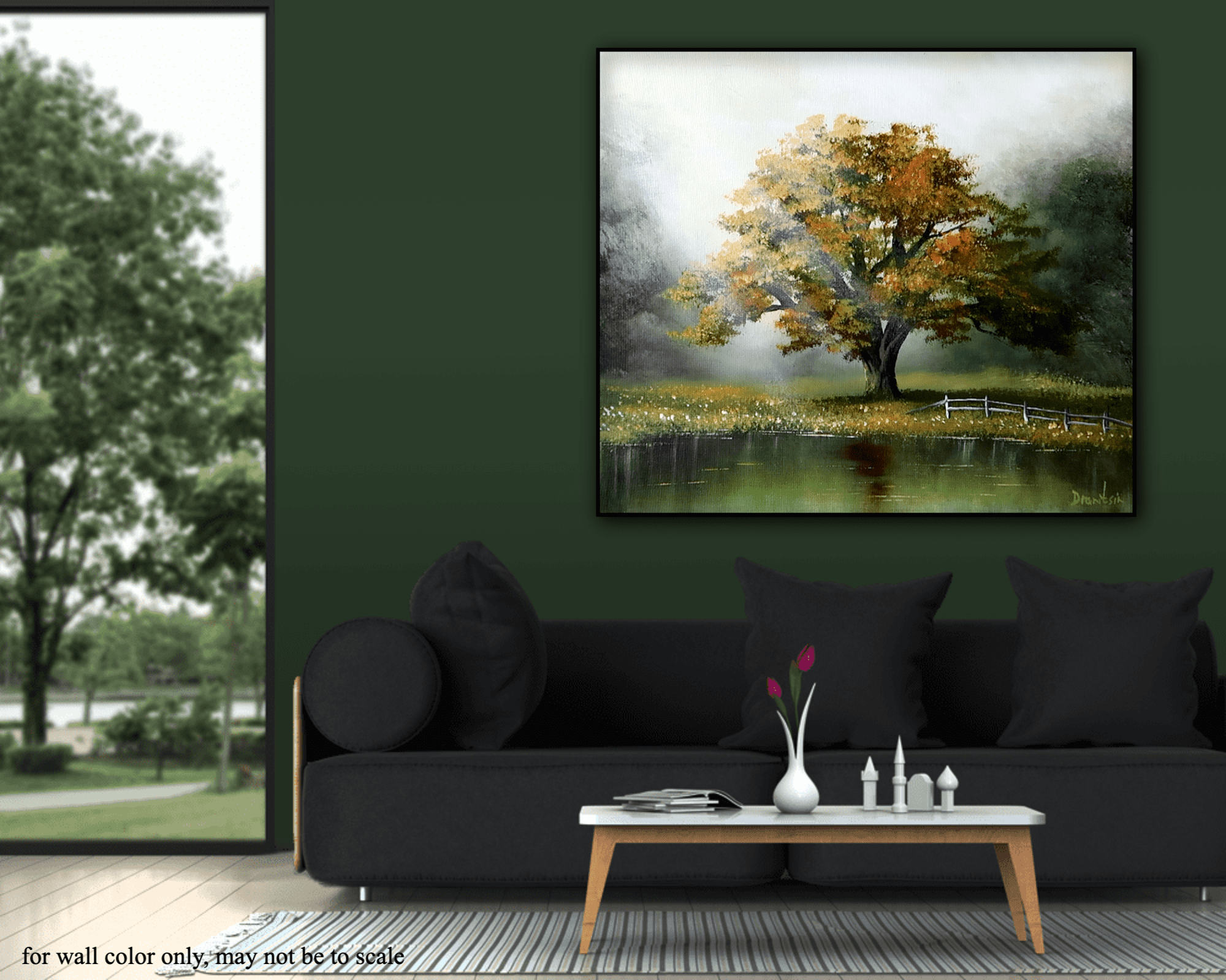 Oak Tree in Sunlight | Step-by-Step Acrylic Painting Tutorial for ...