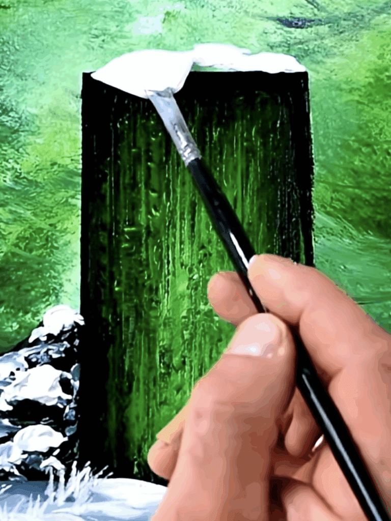 Step by step Guide to Painting Door To Summer #acrylicpainting #shorts #art