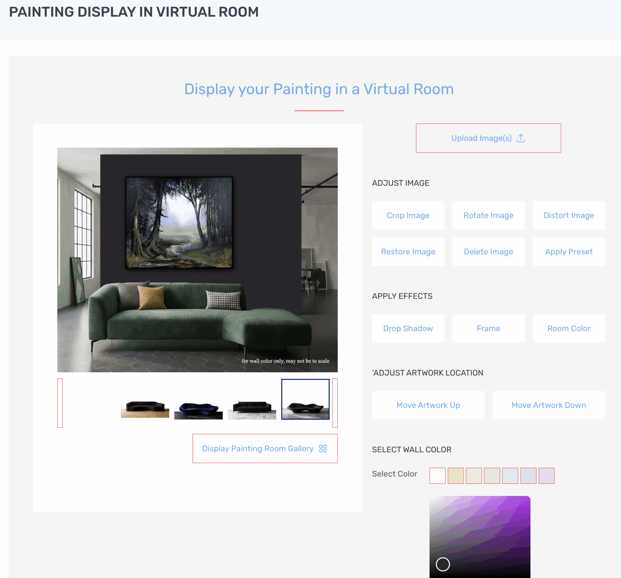 Discover Our Updated 'Display Your Paintings in Virtual Room' Feature ...