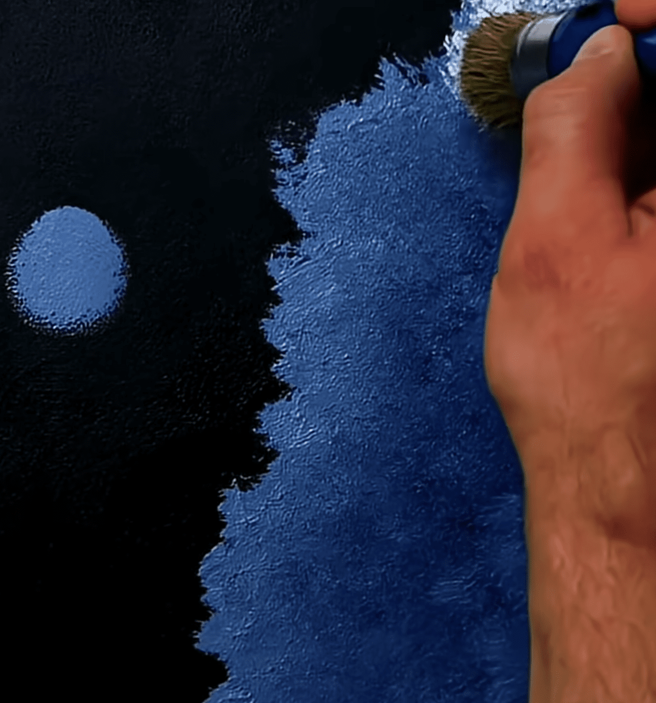 Step by Step Tree Painting on Black Canvas #blackcanvas # ...