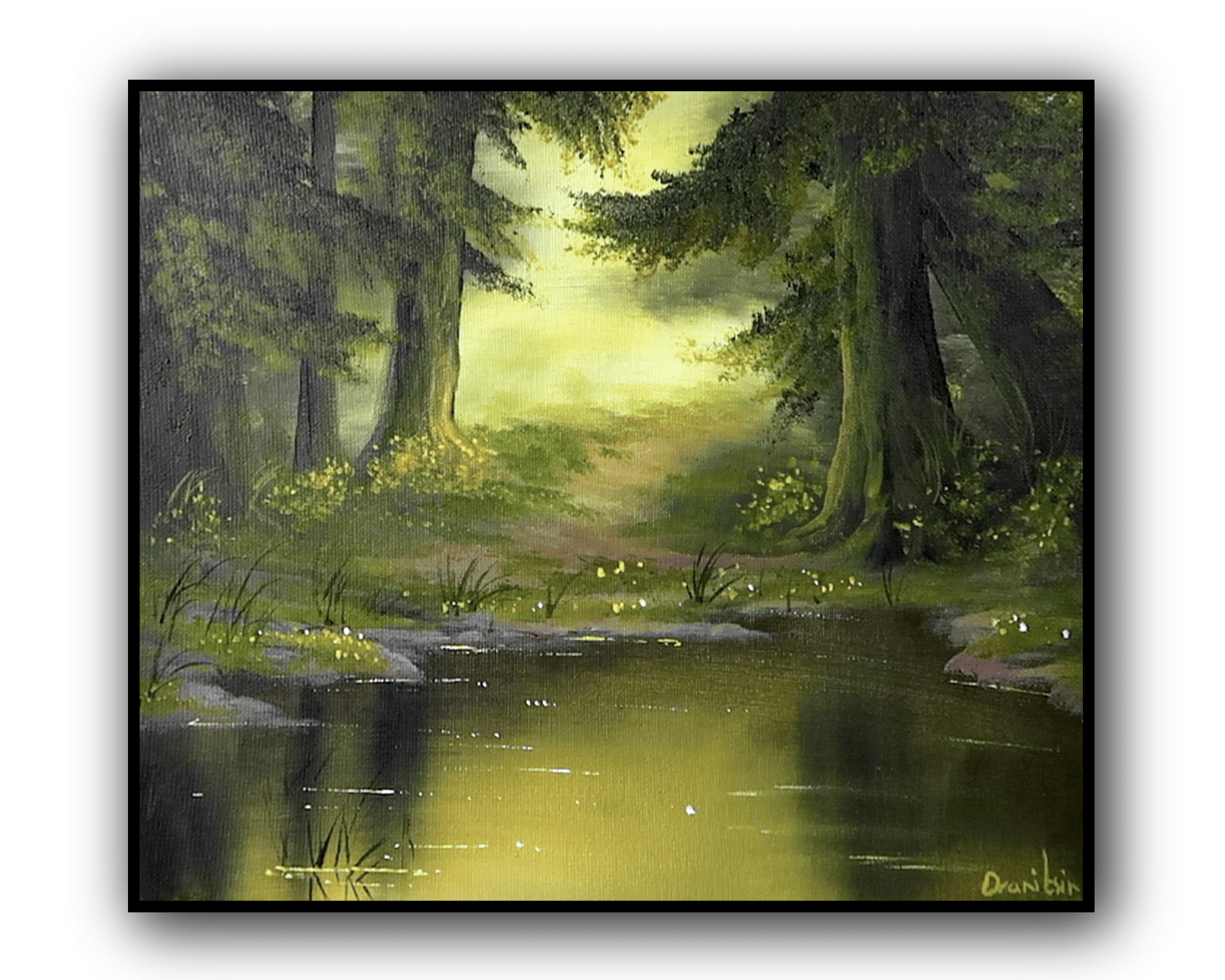 Deep Forest Reflections - UrArtStudio