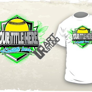 Softball vector design 1
