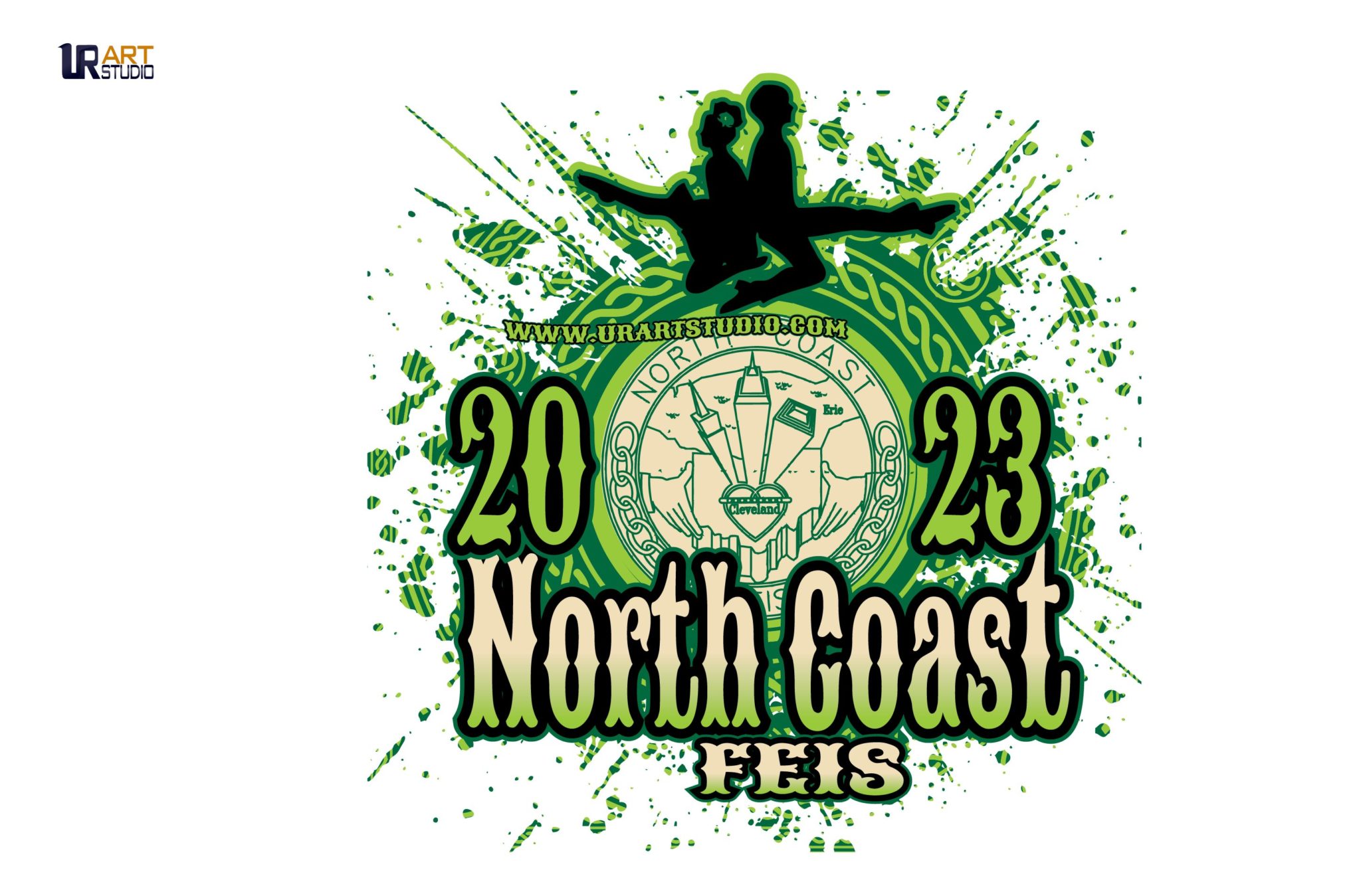 NORTH COAST FEIS 2023 VECTOR LOGO DESIGN FOR PRINT UrArtStudio